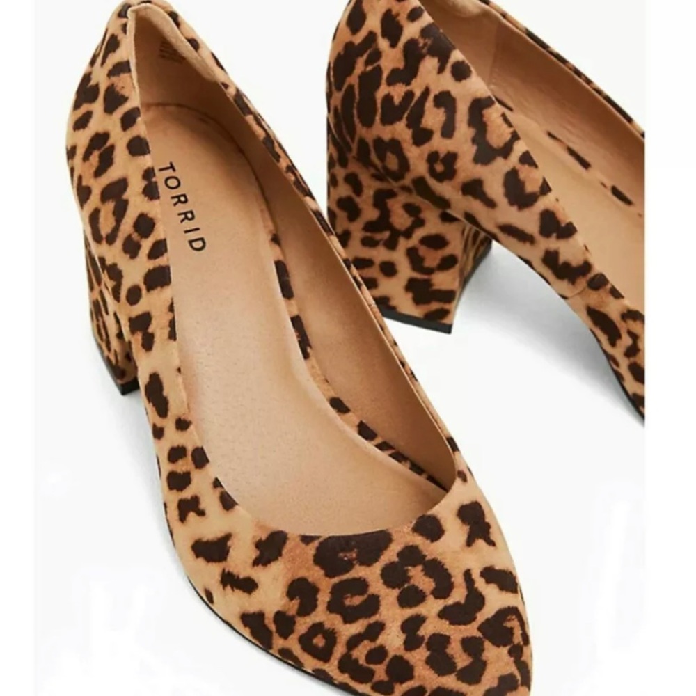 Torrid BNWOT Leopard Block Heel